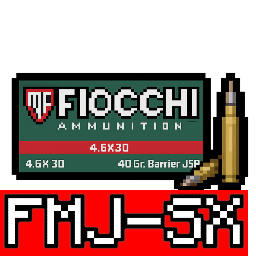 4.6x30mm FMJ-SX 全金屬被甲彈