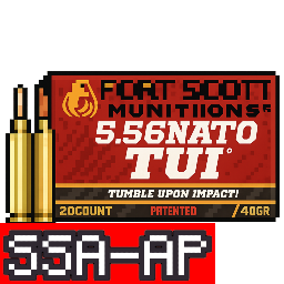 5.56x45mm SSA-AP 鎢芯穿甲彈